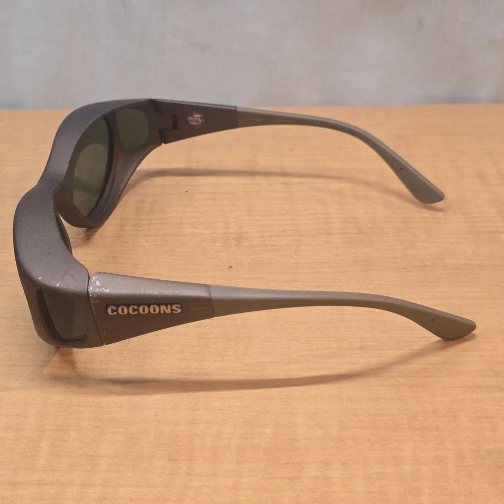 Vintage Glasses Brown Cocoons polarized fitover Flex2Fit Streamline Sunglasses‎